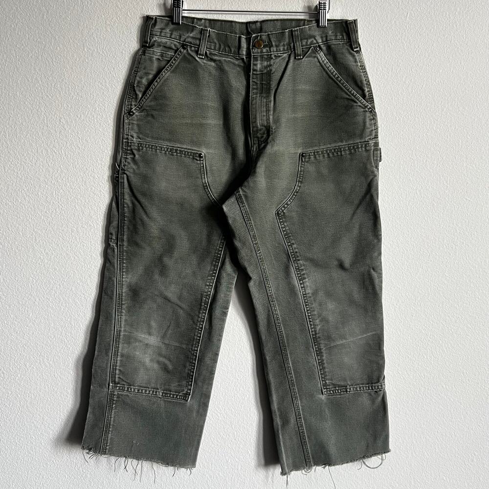 Carhartt B136 MOS green double knee work wear carpenter pants